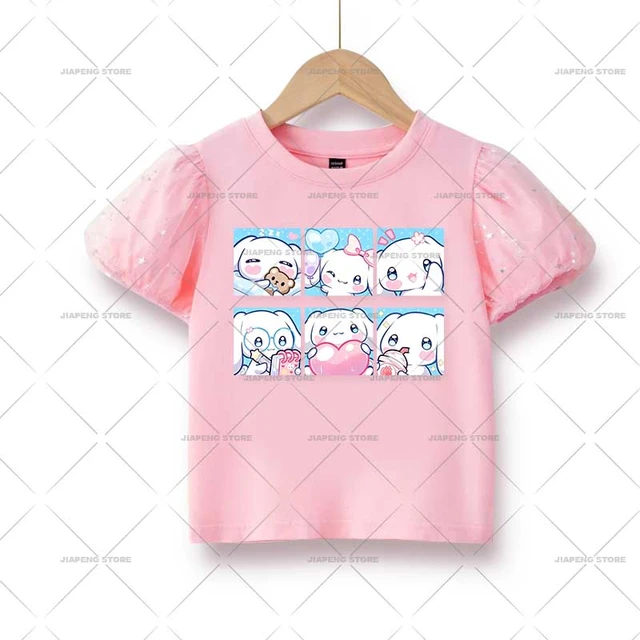 Cute Cinnamoroll Cartoon Printed Stickers For Clothes Sanrio Hello Kitty  Patches Iron on Transfers On Kids T-shirt Decor Badge - AliExpress