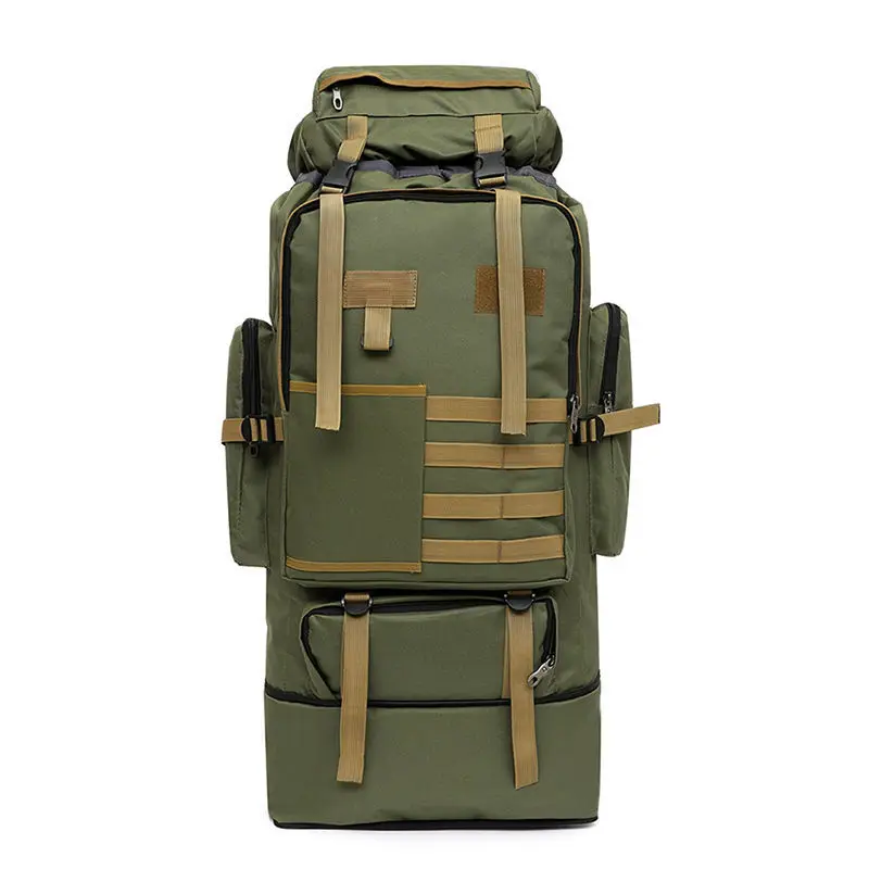 

100L Large Capacity Tactical Backpack Waterproof Molle Camo Military Army Hiking Camping Bags Outdoor Climbing Travel Rucksack