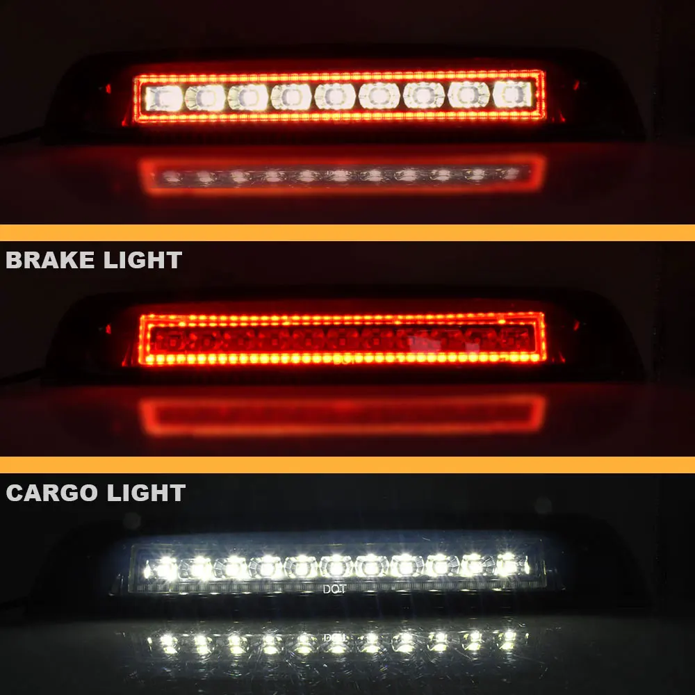 Smoke LED High Mount 3rd Brake Light For 1999-2007 Chevy Silverado/GMC Sierra 1500/2500/3500