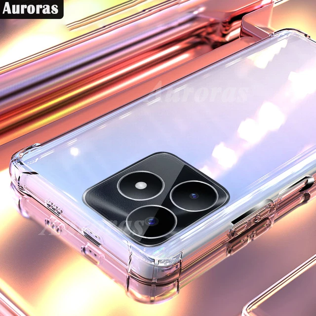 Funda Para Realme C53, carcasa a prueba de golpes, transparente, Para Realme  C53 - AliExpress