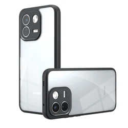 Matte Shockproof Anti - Fingerprint Non - Slip Phone Case for Redmi Note 17 Pro 5G (Transparent)