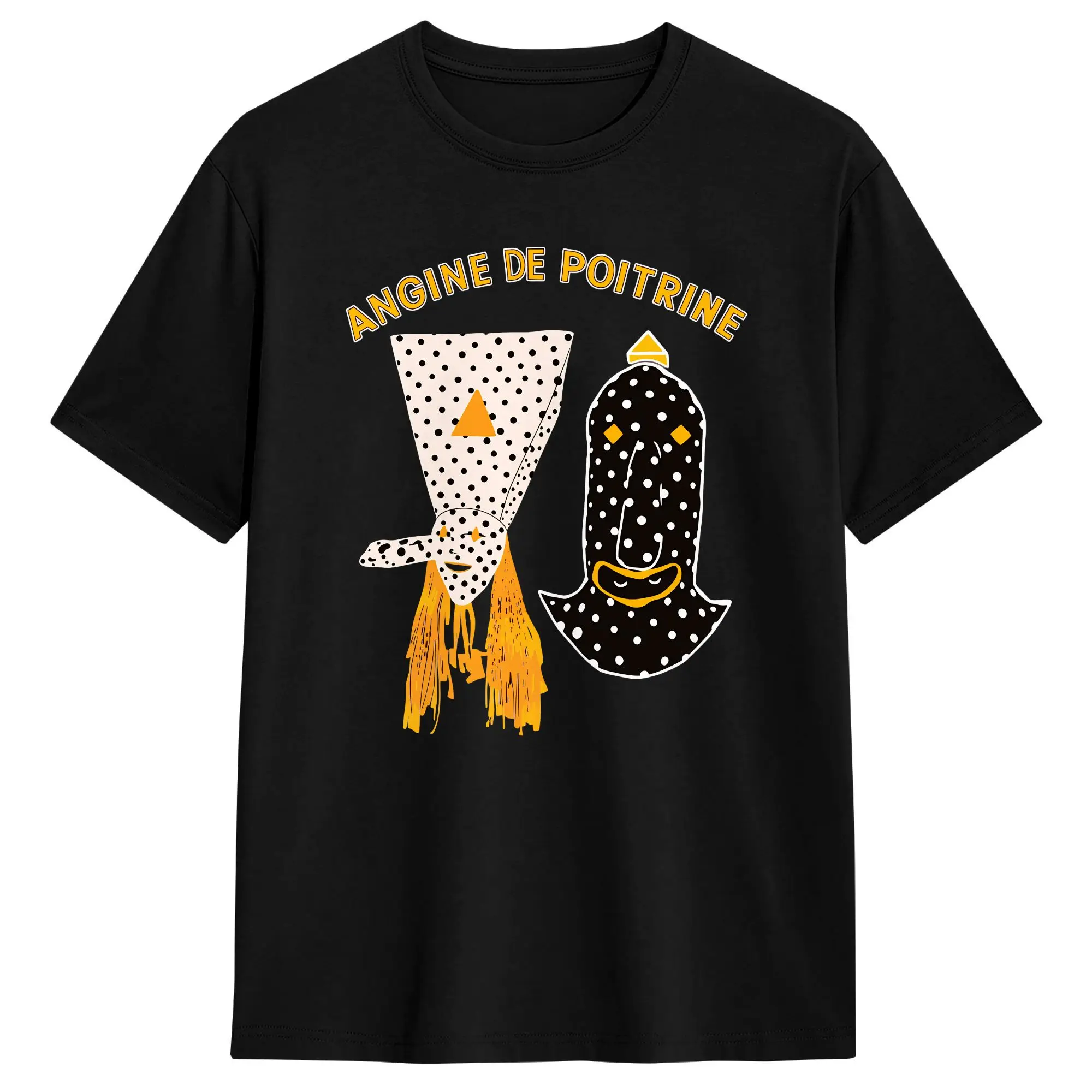 Angine De Poitrine Musik-T-Shirt, Strand-Streetwear-T-Shirts, Baumwolle, beliebtes T-Shirt für Herren, individuelle Logo-Kleidung