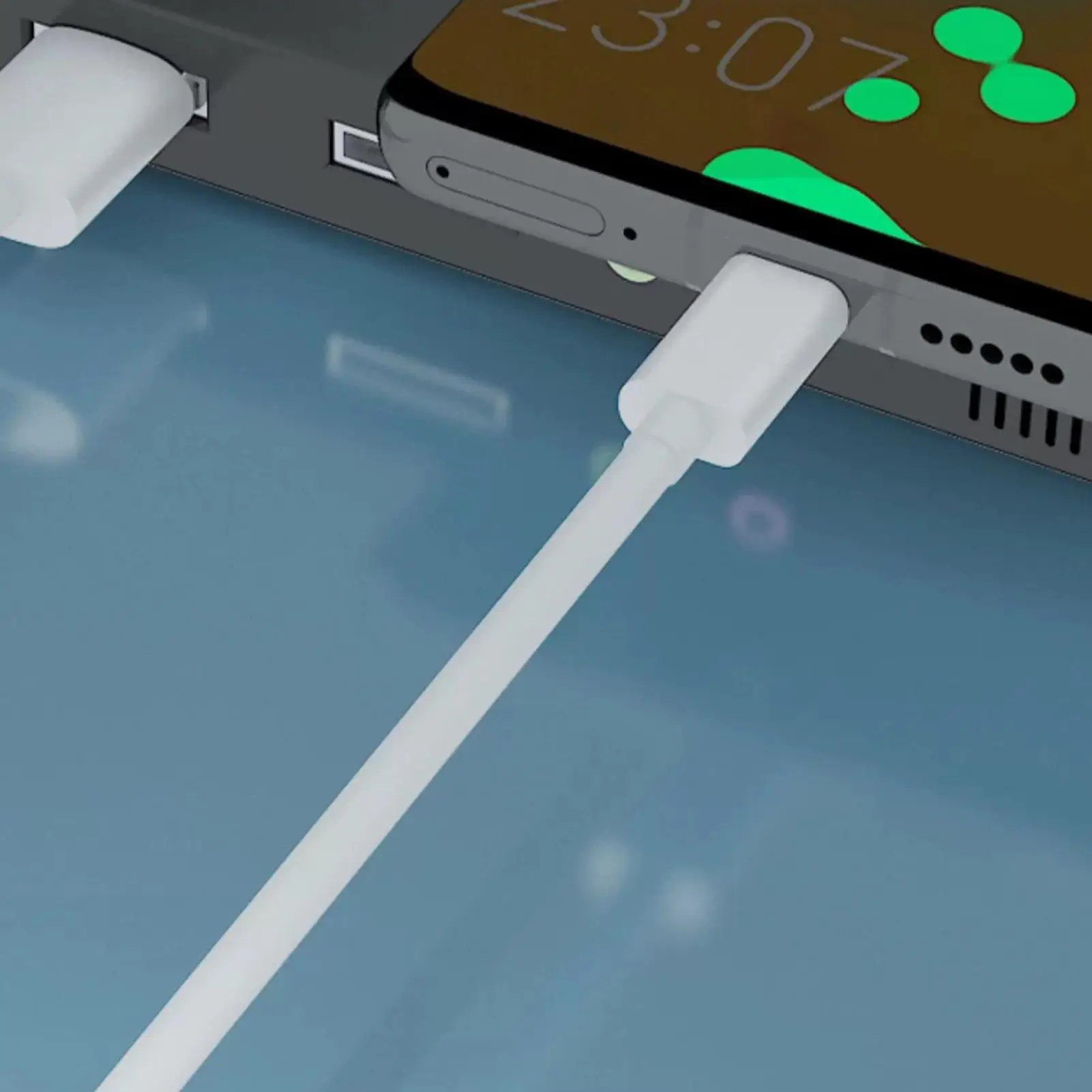 1M USB 충전 케이블 타입 B 480Mbps USB 2.0 3A 고속 충전 데이터 케이블 스마트폰 디지털 기기 가정용