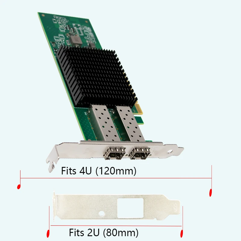 BCM57414 듀얼 포트 25G SFP28 PCIe 광섬유 네트워크 카드 산업용 등급 25000Mbps 서버 NIC (워크스테이션 및 데이터 센터용)