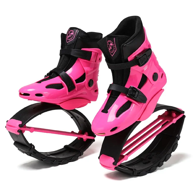 Adult Fitness Bouncing Shoes Kangaroo Jumping Shoes Elastic Boots Spring Rubber Upgraded Insoles Comfortable Casual Sports
