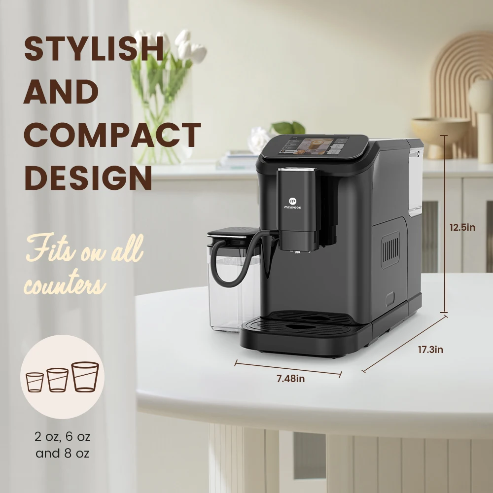 Mcilpoog WS-D5 Smart WiFi Automatic Coffee Machine...