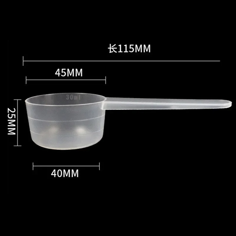 Plastic Metering Coffee Spoons with Scales Baking Utensils Milk Powder Laboratory Liquid Spoons Kitchen Accessories 50/60ml 1Pc kitchen measuring spoons measuring spoon set measuring cup and spoon set