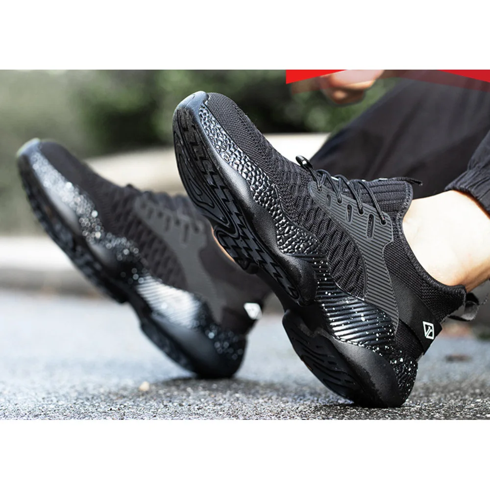 Scarpe da lavoro da uomo Scarpe casual Scarpe sportive Scarpe da ginnastica Tessuto antiscivolo Versatile e durevole_voghion.com