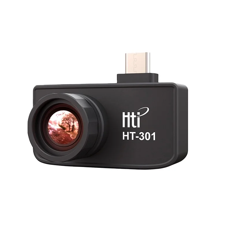 

Ce Hti Ht-301 Stock Oem -20~400C Mobile Phone Thermal Imager With 25 Hz 384*288 13mm Android