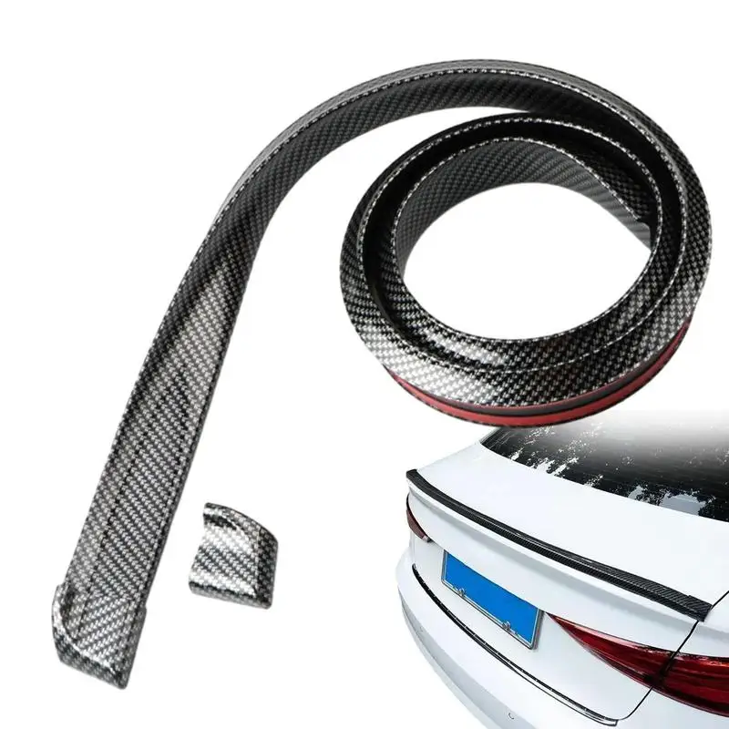 Satın alın Car Universal mini spoiler Tail Wing Carbon Fiber Look