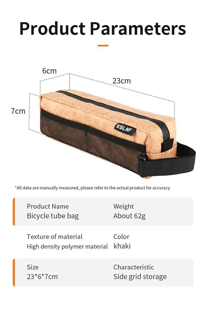 ESLNF Fahrrad-Lenkertasche für Rennräder & Mountainbikes – Inklusive Fahrradzubehör-Pack – Detail 2