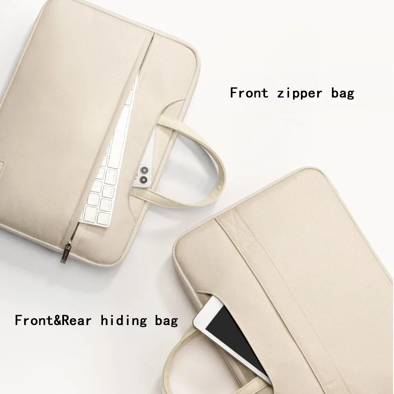 Borsa per laptop 13.3 14 16 pollici Custodia per notebook Uomo Donna Borsa portatile Valigetta per MacBook Air Pro Xiaomi Huawei ASUS Regalo - immagine 5