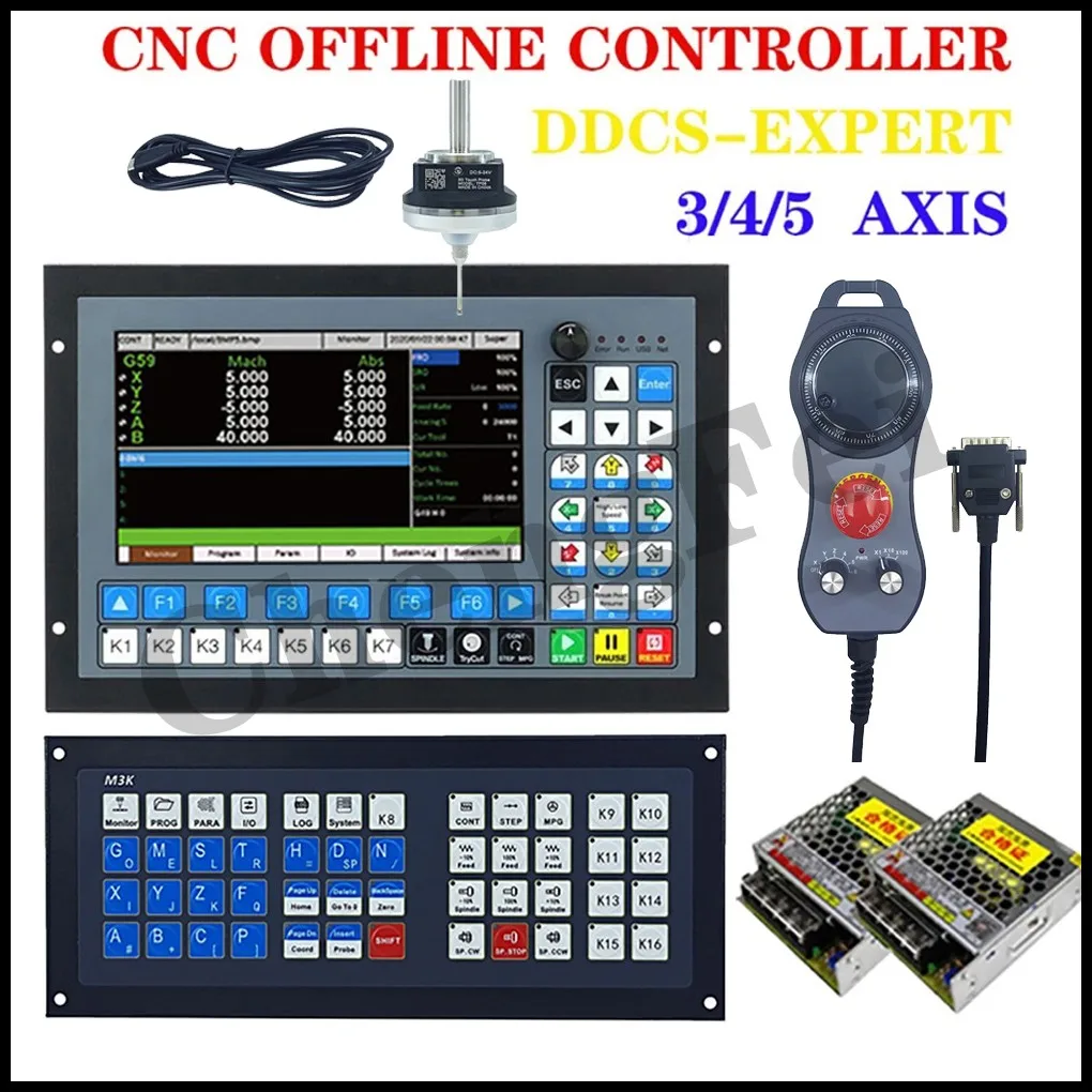 

Новый обновленный Автономный контроллер Cnc с 3/4/5 осями Ddcs-expert поддерживает журнал инструментов/шаговый привод atc вместо Ddcsv3.1