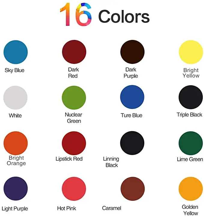 Fusion 16 Color Tattoo Ink Set Pigment Permanent Tattoo Ink Supplies 30ml Tinta