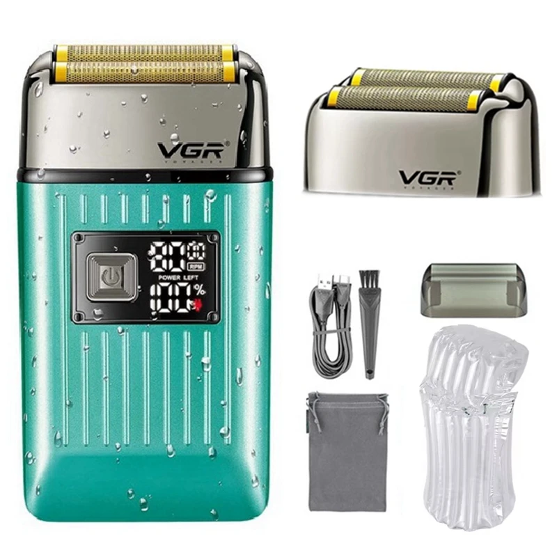 ماكينة حلاقة للشعر VGR قابلة لإعادة الشحن للرجال م...
