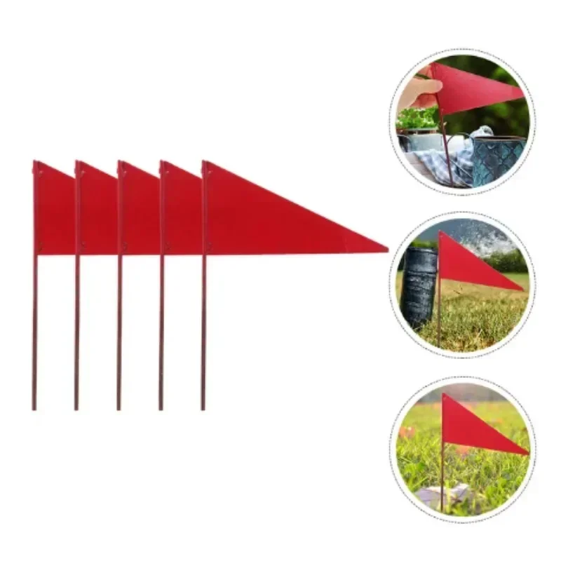 Outdoor Triangular Iron for Shot Put Throwing Distance Measurement Track and Field Solid Ball Competition Marking Flags