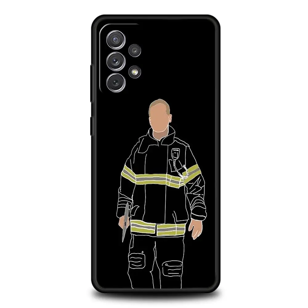 Fireman Firefighter Themed Protective Phone Case Cover