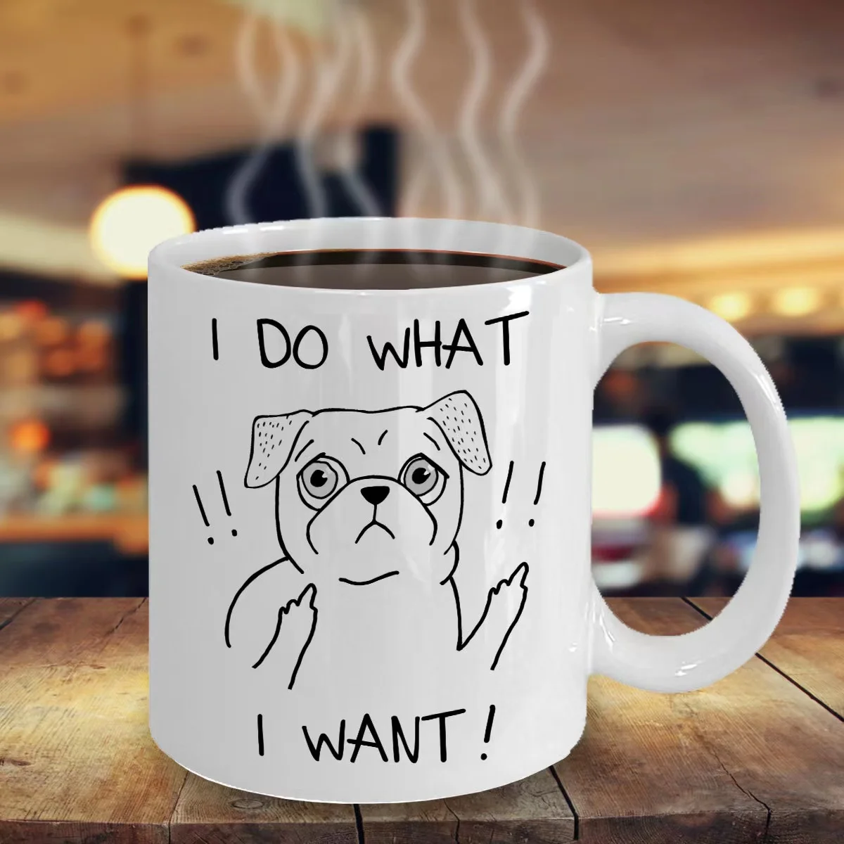 

Pug Dog Cups Cafe Caffeine Cocoa Coffee Mugs Tea Mugen Friend Gifts Home Decal Milk Tableware Coffeeware Teaware Beer Drinkware