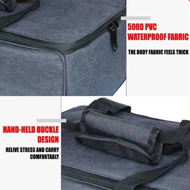 Outdoor Camping Gas Tank Storage Bag Large Capacity Travel Tableware Cookware Organizer
