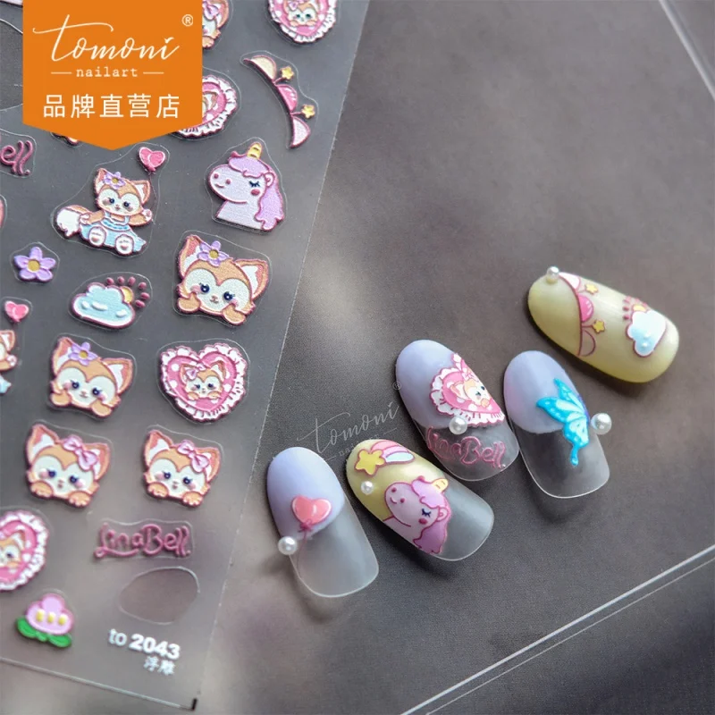 

Relief Nail Stickers Popular Adhesive Cute Nail Stickers Love Lingbei Nail Ornament
