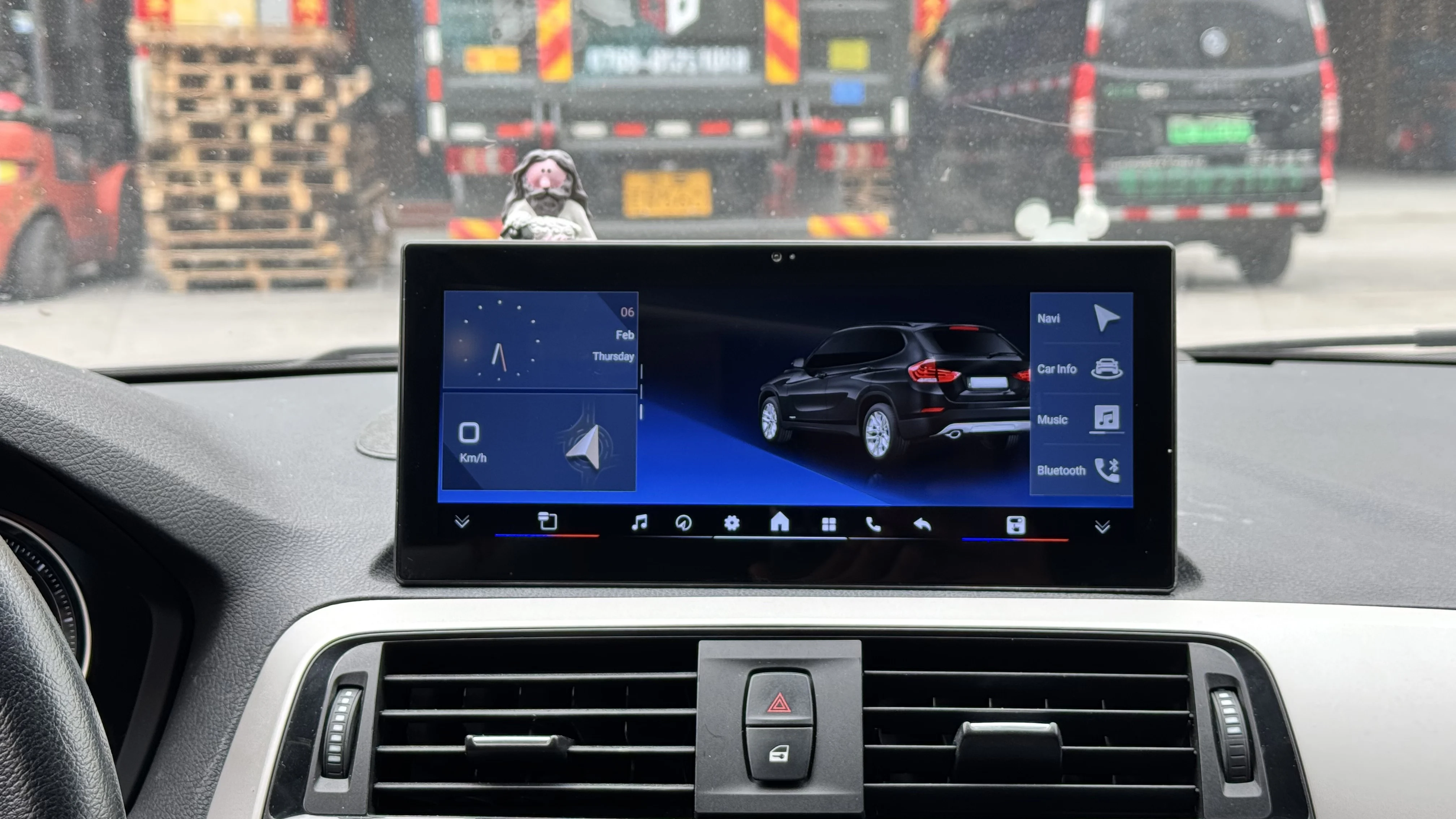 Gesture Control Screen Android 14 8+256G Auto Carplay For BMW F30 F31 F34 Car Dv