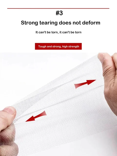 pp nano household mesh, multifunctional mosquito gauze mesh roll can be cut and customizable size for large coverage Window DOOR 5