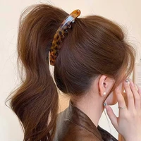 Pince à cheveux en écaille de tortue, épingle à cheveux en forme de poisson pour femmes, accessoires pour cheveux, pinces à torsion, barrettes pour queue de cheval, coiffes 4