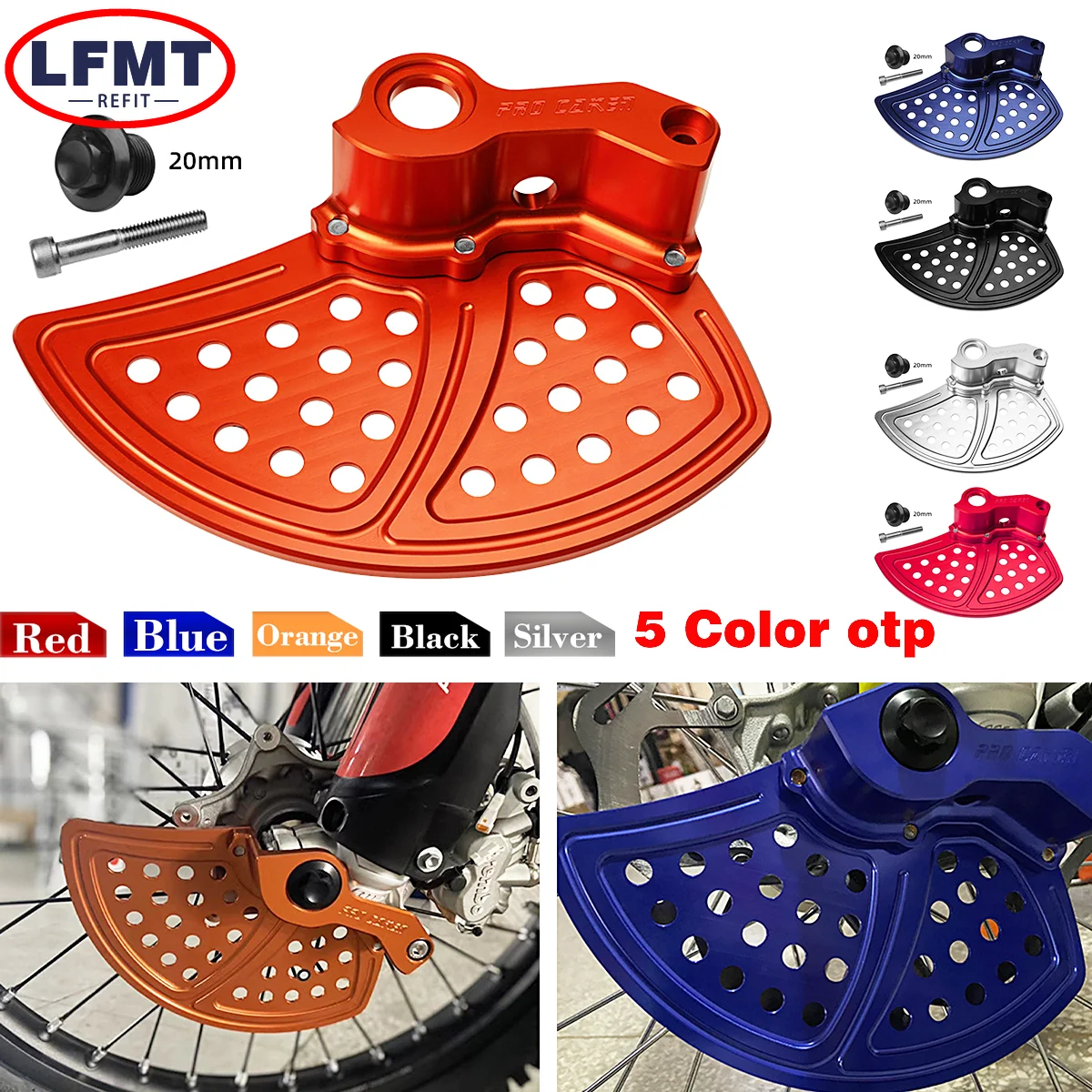 

Motorcycle Front Brake Disc Guard Protector Cover For KTM SX-F XC-F XCF-W EXC-F Six Days TPI For KTM Husqvarna FE TE TC TX FC FX