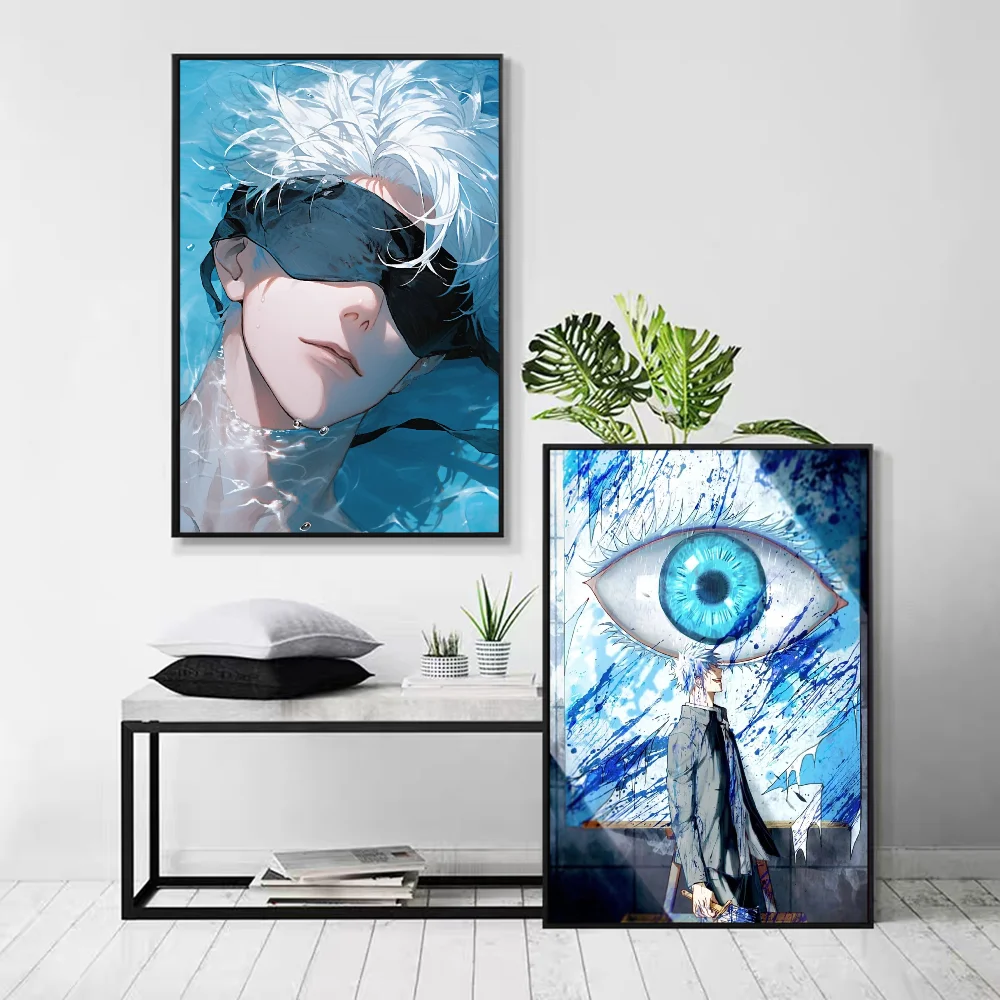 Satoru Gojo Jujutsu Kaisen Prints and Posters HD Quality Poster Wall Art Painting Study Home Decor