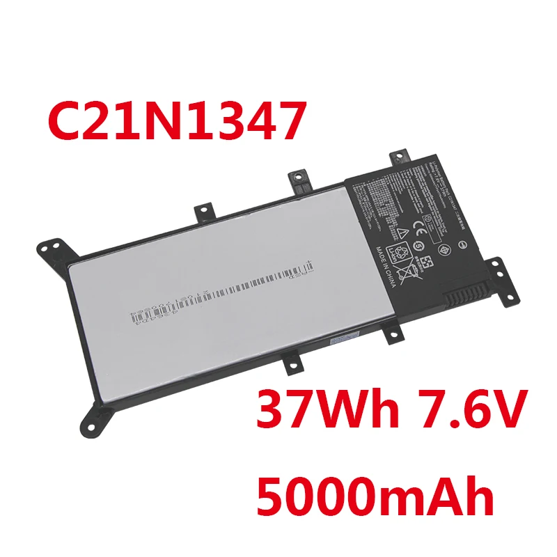 Аккумулятор C21N1347 37Wh 7,5 В 5000 МАч Для Ноутбука Asus X554l.