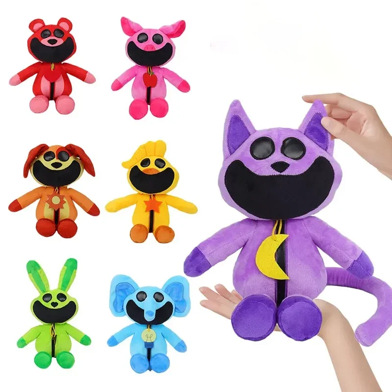 Smiling Critters Plush Toy Smiling Critters Cat Nap Catnat Accion Doll Soft Toy Peluches Pillow Christmas Gifts for Kids Toys