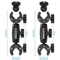For Insta360 x2 x3 x4 x5 Motorcycle Bike Mount Selfie Stick for Insta 360 x2 x3 x4 x5 Moto Monopod Handlebar Accessories Kit - Image 4