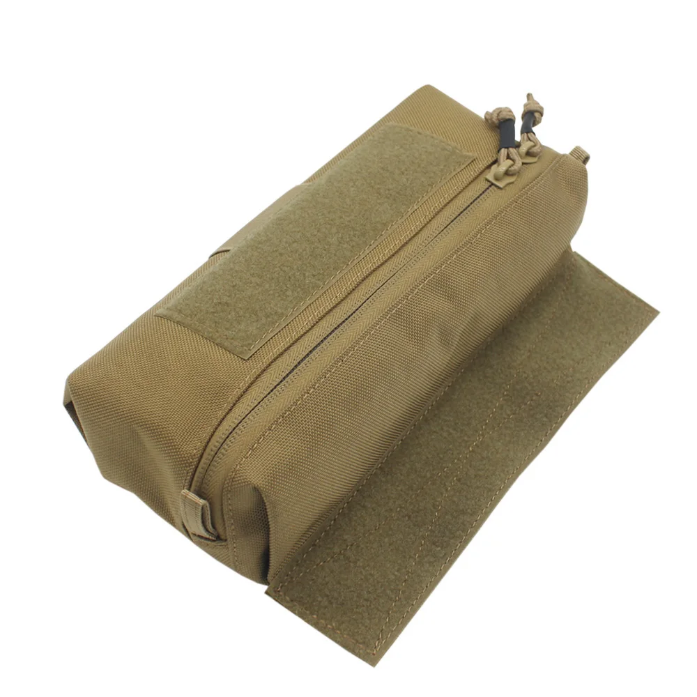 VULPO Tactical Vest Chest Dangler Drop Pouch Mini Abdominal Dump Drop Pouch Fanny Pack For JPC CPC MK3 MK4 Plate Carrier Storage