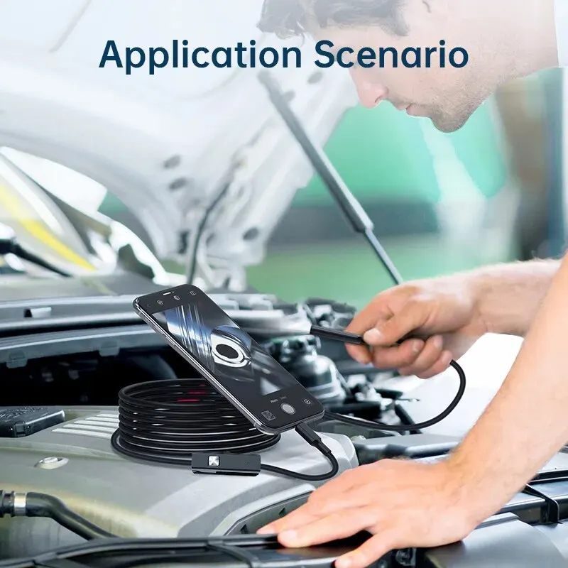 USB Endoscope for OTG Android Phone 5.5mm Borescope Inspection Snake Camera IP67 Waterproof with 6 LED Lights For Type C 6 USB Endoscope for OTG Android Phone 5.5mm Borescope Inspection Snake Camera IP67 Waterproof with 6 LED Lights For Type C 6