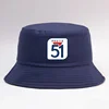 Man's Summer 51 Pastis's Bucket Hats Women Reversible Cool Outdoo Bob Hat Unisex Daily Fisherman Caps Unisex Daily Beach Sun Hat 1