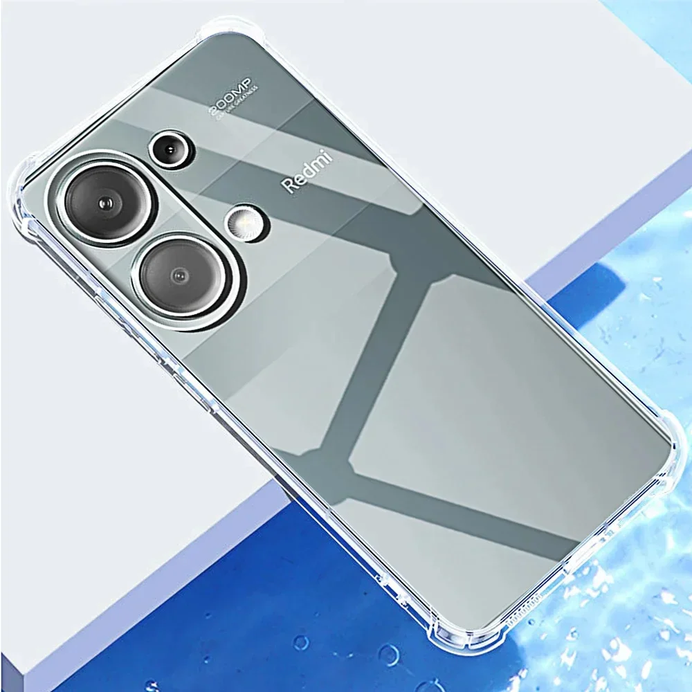 Shockproof Transparent TPU Bumper Clear Phone Case with Soft Silicone Cover