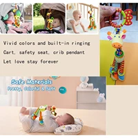 Newborn Photography Accessories - Giraffe Soothing Pendant, can produce different sounds when rubbed in different places 2