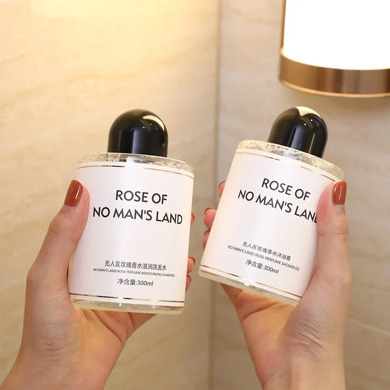 No Man's Land Rose Perfumed Shampoo & Body Wash Fragrance Restorative Anti-Dandruff & Oil Control hair growth shampoo body wash shampoo set