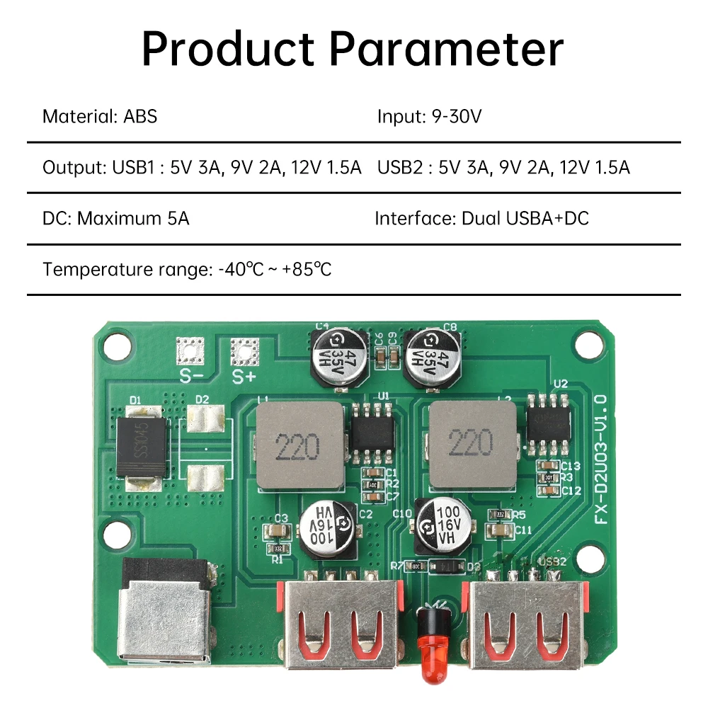 รูปสินค้า ตัวควบคุมชาร์จพลังงานแสงอาทิตย์ USB 2 ช่อง DIY