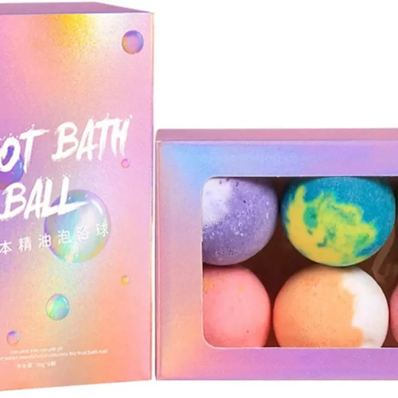 Herbal Essential Oil Foot Soak Balls Wormwood Ginger Pills