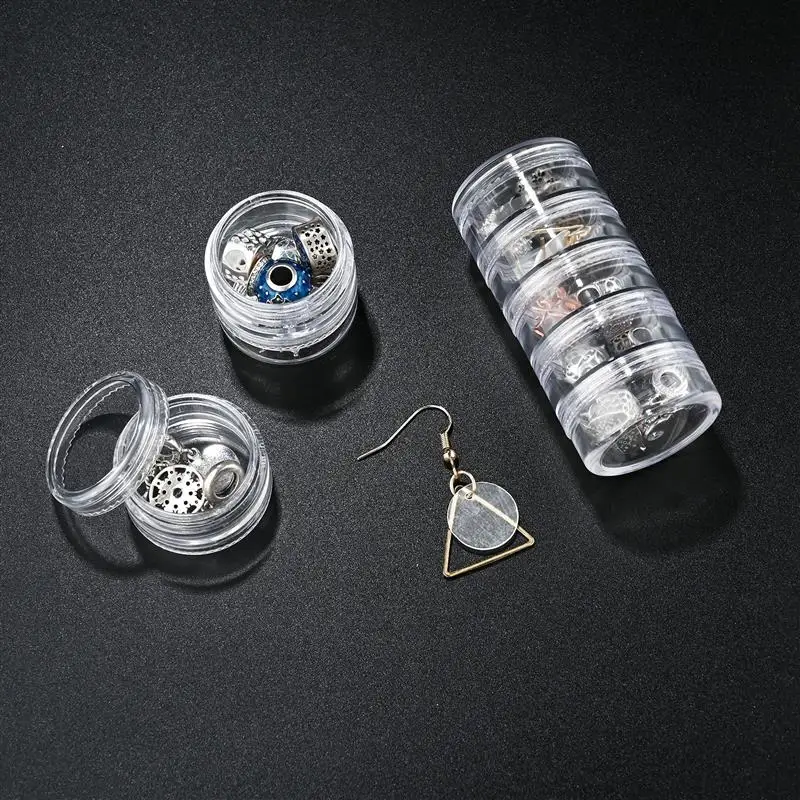 Conjoined Jewelry Makeup Storage Box Organizer Holder Bracelet Earring Button Zip Head Storage box diamond painting storage box storage container plastic storage box jewelry box storage bag