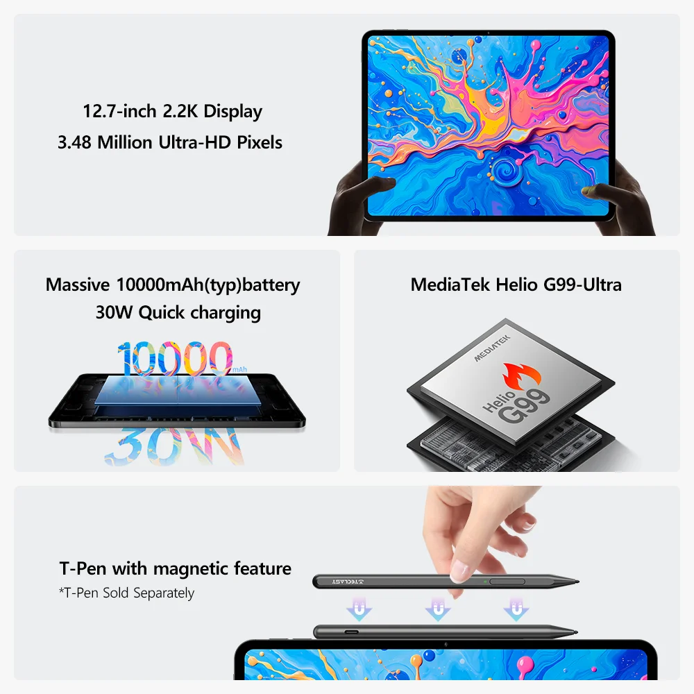 TECLAST ArtPad Pro タブレット 12インチ Helio G99 Amazon.co.jp: TECLAST ArtPad Pro タブレット 12インチ Helio