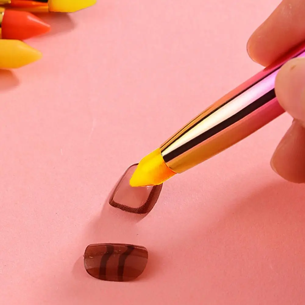 

Good Diamond Painting Pen Double Head Stainless Steel Manicure Pen Dual-ended DIY Nail Art Point Drill Drawing Pen