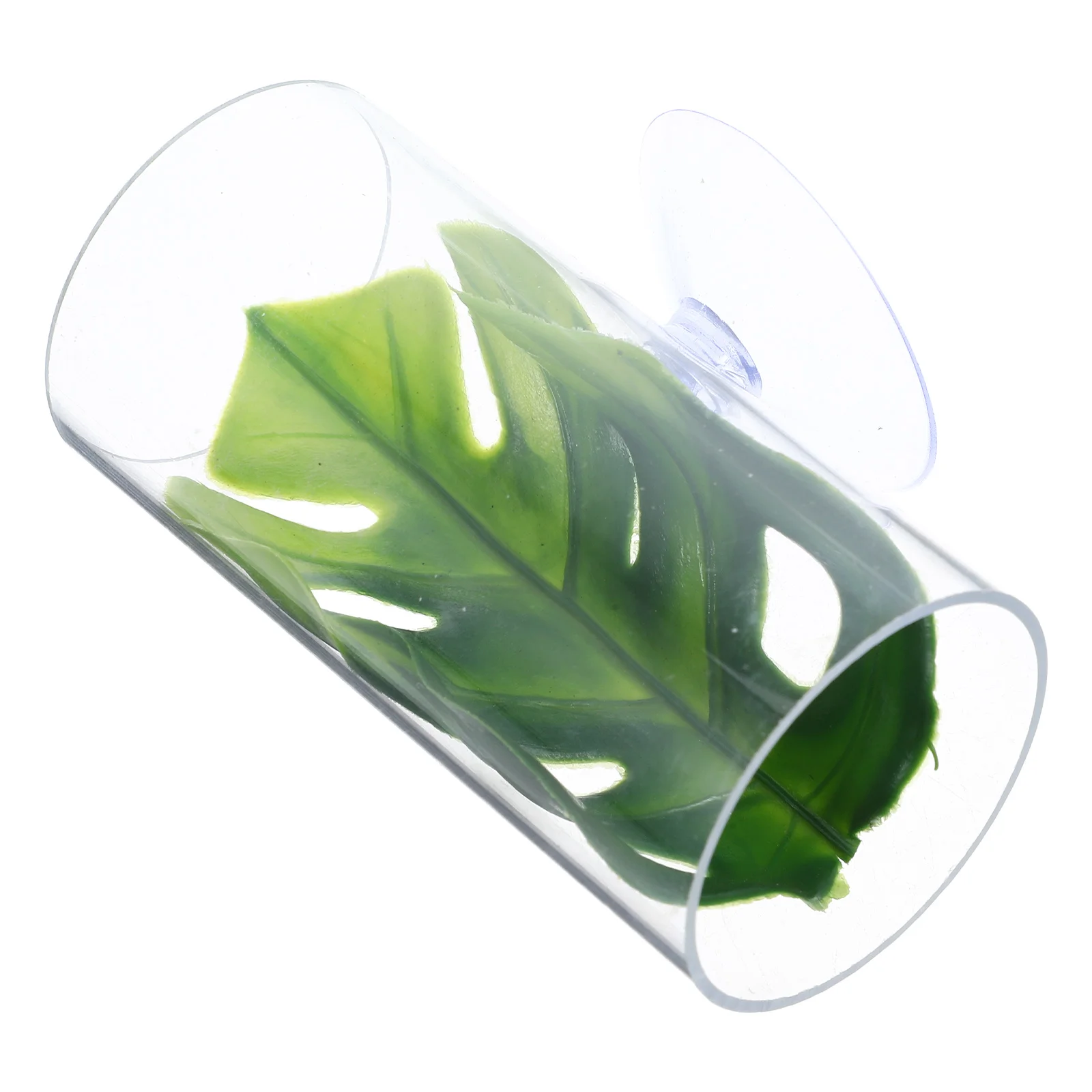 Betta Fish Tunnel Shrimp Hideout Transparent Tube Aquarium Decorations Pet Products Betta Leaf Cave Resting Hammock Toy