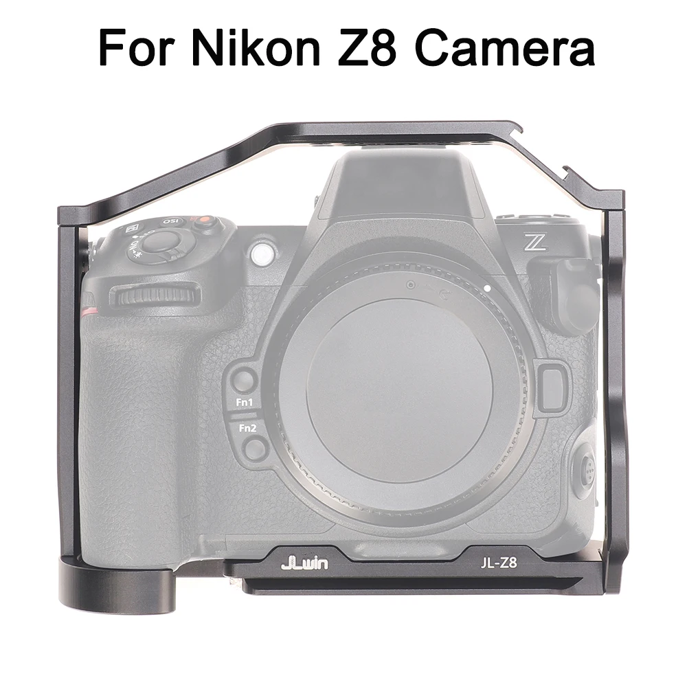 Fotga Z8 Gabbia Per Fotocamera Per Nikon Z8 Lega Di Alluminio Protegge Completamente 1/4 "-20 Gabbia Per Fotocamera Con Foro Filettato Con Supporto Pe