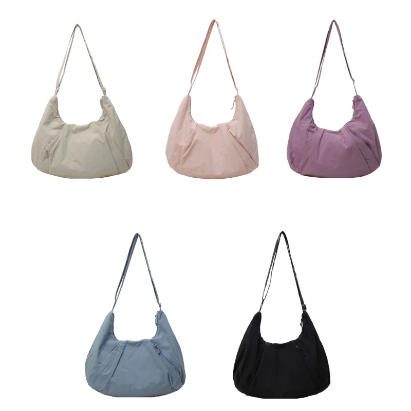 

Женская сумка через плечо в японском стиле, вместительная однотонная ранняя Повседневная дорожная сумочка-мессенджер на ремне