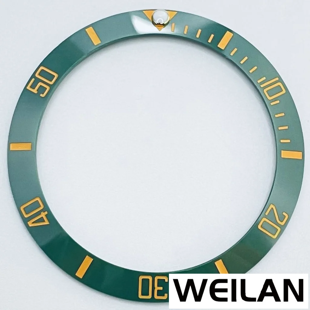 Ceramic & Aluminum GMT Diver-Style Bezel Insert for 40mm Cases - Premium Diving Accessory