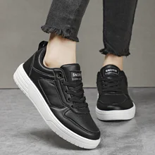  Men Shoes 2022 New Fashion Sneakers for Men Leather Shoes Comfort Lightweight Casual Shoes Outdoor Walking Footwear Plus Size 46 