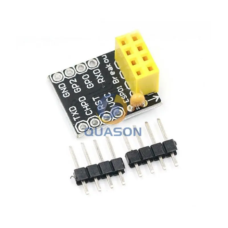 ESP8266 deska do krojenia chleba Adapter do ESP-01 ESP-01S Model ESP8266 Serial do WiFi moduł nadawczo-odbiorczy Breakout moduł UART 5 ESP8266 deska do krojenia chleba Adapter do ESP-01 ESP-01S Model ESP8266 Serial do WiFi moduł nadawczo-odbiorczy Breakout moduł UART - Image 5