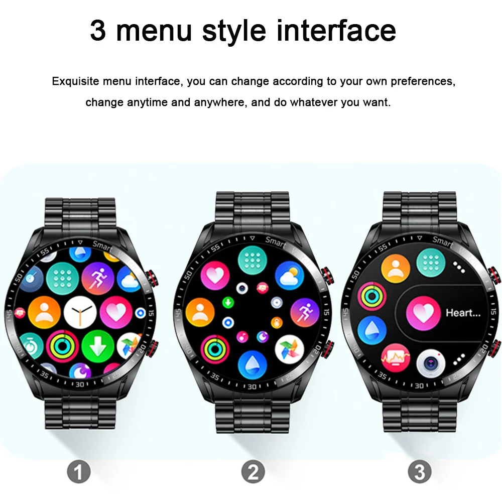 2026 New Classic Smart Watch Men Women ECG+PPG HD Screen Bluetooth Call GPS Tracker Heart Rate IP68 Waterproof Sports Smartwatch 6